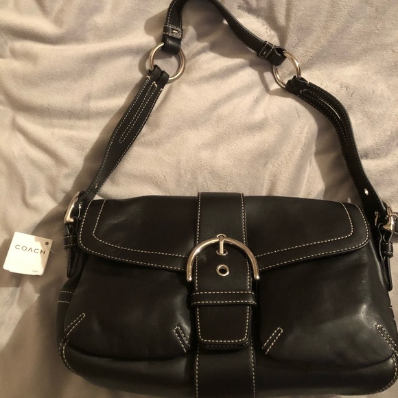 Black Coach purse with tag